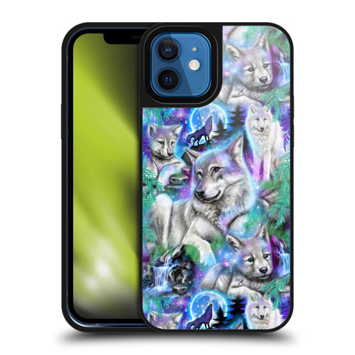 Sheena Pike Animals Daydream Galaxy Wolves Gel Armour Case For Apple iPhone 12 / iPhone 12 Pro