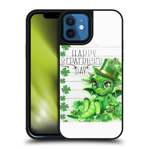 Sheena Pike Holiday St. Patrick Day Clover Dragon Gel Armour Case For Apple iPhone 12 / iPhone 12 Pro