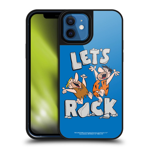 The Flintstones Graphics Fred And Barney Gel Armour Case For Apple iPhone 12 / iPhone 12 Pro
