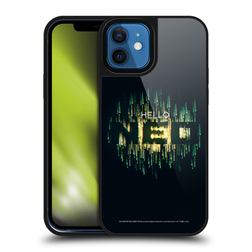 The Matrix Resurrections Key Art Hello Neo Gel Armour Case For Apple iPhone 12 / iPhone 12 Pro