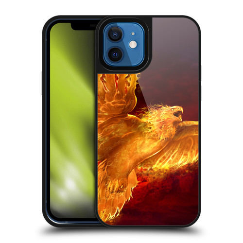 Tom Wood Fire Creatures Phoenix Gel Armour Case For Apple iPhone 12 / iPhone 12 Pro