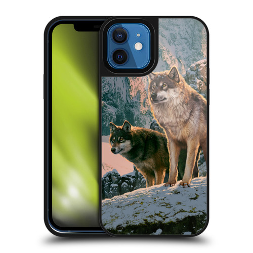 Vincent Hie Canidae Wolf Couple Gel Armour Case For Apple iPhone 12 / iPhone 12 Pro
