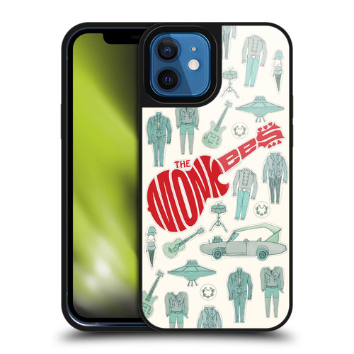 The Monkees Graphics Pattern Gel Armour Case For Apple iPhone 12 / iPhone 12 Pro
