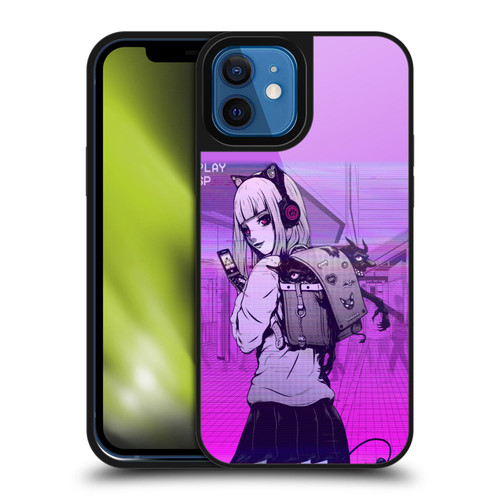 Zombie Makeout Club Art Drama Rides On My Back Gel Armour Case For Apple iPhone 12 / iPhone 12 Pro