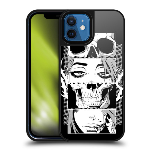 Zombie Makeout Club Art Skull Collage Gel Armour Case For Apple iPhone 12 / iPhone 12 Pro