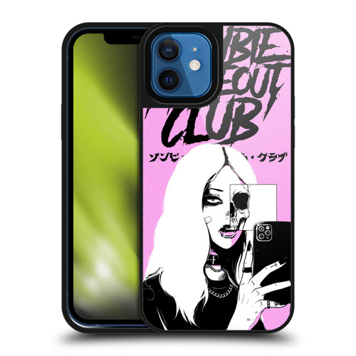 Zombie Makeout Club Art Selfie Skull Gel Armour Case For Apple iPhone 12 / iPhone 12 Pro