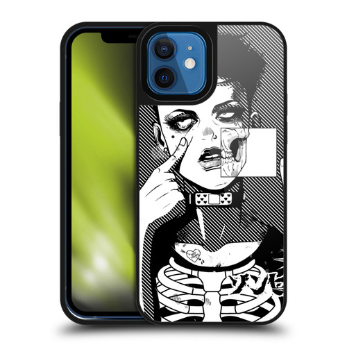 Zombie Makeout Club Graphics Dark Makeup Gel Armour Case For Apple iPhone 12 / iPhone 12 Pro