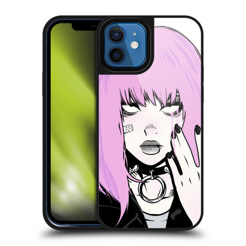 Zombie Makeout Club Graphics Pink Hair Gel Armour Case For Apple iPhone 12 / iPhone 12 Pro