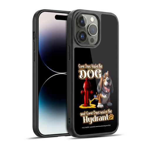 D.S. Valori Kitty And Puppy Some Days You're The Dog Gel Armour Case For Apple iPhone 14 Pro Max