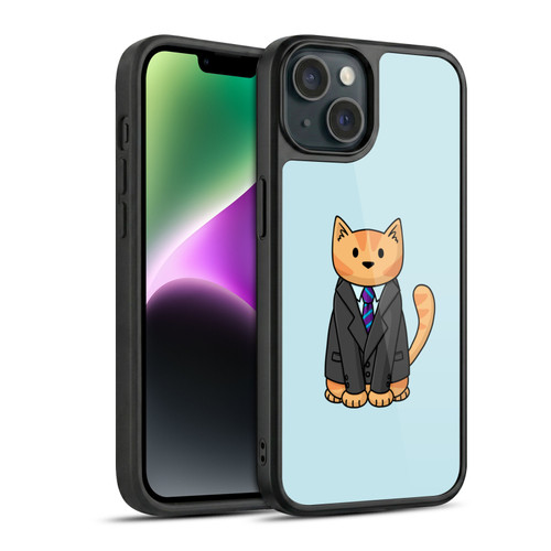 Beth Wilson Doodle Cats 2 Business Suit Gel Armour Case For Apple iPhone 14