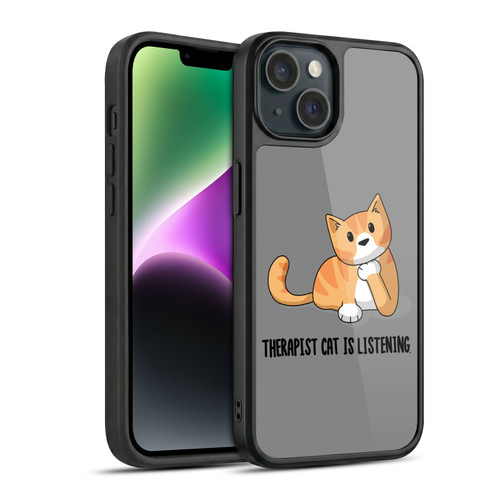 Beth Wilson Doodle Cats 2 Therapist Gel Armour Case For Apple iPhone 14