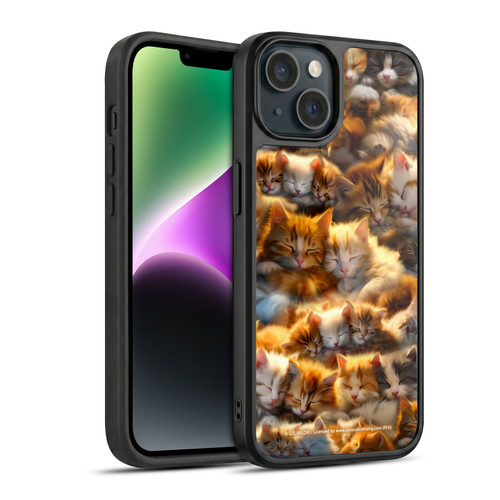 D.S. Valori Kitty And Puppy Kitty Dreams Gel Armour Case For Apple iPhone 14