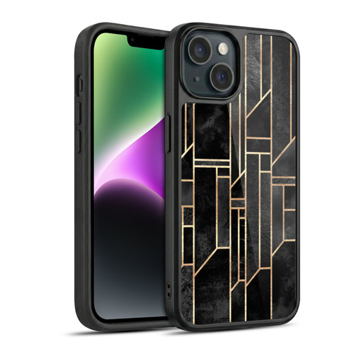 Elisabeth Fredriksson Geometric Design And Pattern Black Skies Gel Armour Case For Apple iPhone 14
