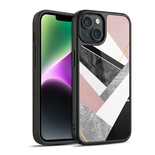 Elisabeth Fredriksson Geometric Design And Pattern Lines And Layers Gel Armour Case For Apple iPhone 14
