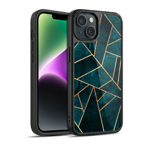 Elisabeth Fredriksson Sparkles Deep Teal Stone Gel Armour Case For Apple iPhone 14