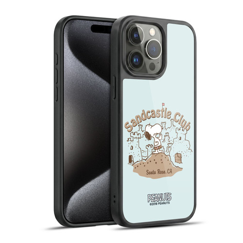 Peanuts Beach Snoopy Sand Castle Gel Armour Case For Apple iPhone 15 Pro Max