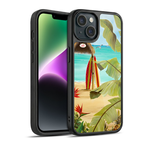 Lisa Sparling Birds And Nature Surf Shack Gel Armour Case For Apple iPhone 14