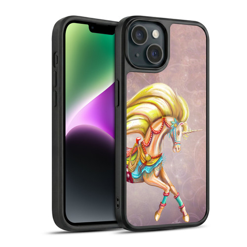 Rose Khan Unicorns Western Palomino Gel Armour Case For Apple iPhone 14