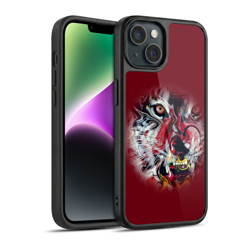Riza Peker Animal Abstract Warm Tiger Gel Armour Case For Apple iPhone 14