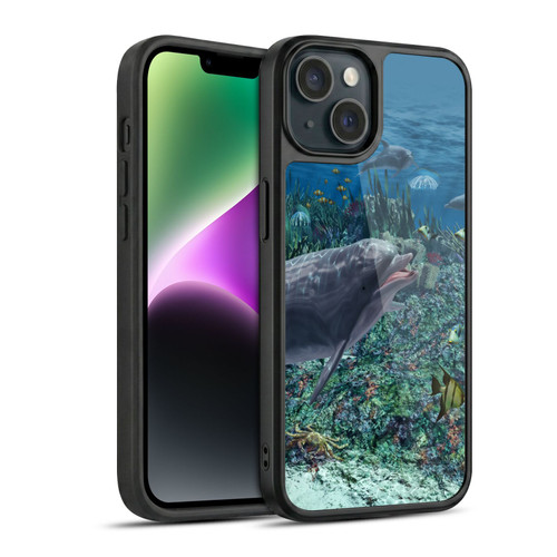 Simone Gatterwe Dolphins Reef Play Gel Armour Case For Apple iPhone 14