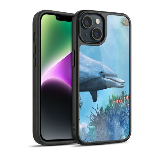 Simone Gatterwe Dolphins Seascape Gel Armour Case For Apple iPhone 14