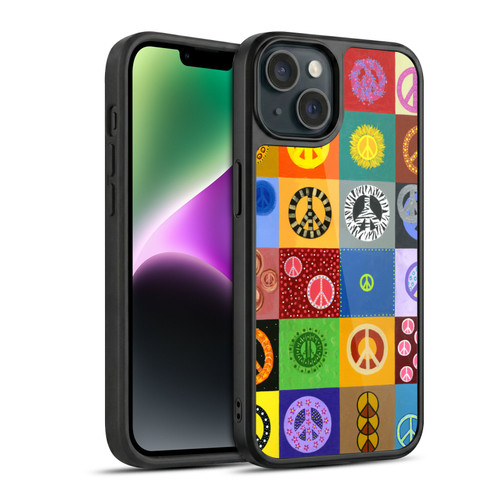 Suzan Lind Colours & Patterns Peace Quilt Gel Armour Case For Apple iPhone 14