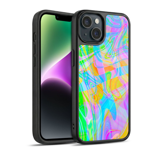 Suzan Lind Marble Abstract Rainbow Gel Armour Case For Apple iPhone 14