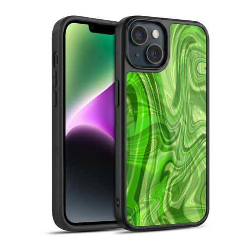 Suzan Lind Marble Green Gel Armour Case For Apple iPhone 14