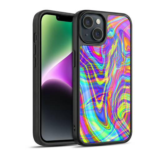 Suzan Lind Marble Illusion Rainbow Gel Armour Case For Apple iPhone 14