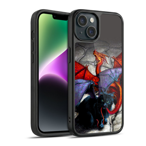 Stanley Morrison Dragons 3 Bat Winged Cat Vs Red Gel Armour Case For Apple iPhone 14