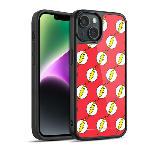 The Flash DC Comics Logo Pattern Gel Armour Case For Apple iPhone 14