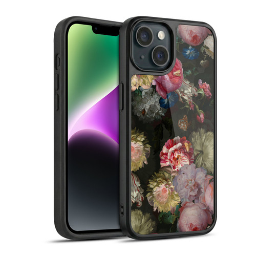UtArt Antique Flowers Bouquet Gel Armour Case For Apple iPhone 14