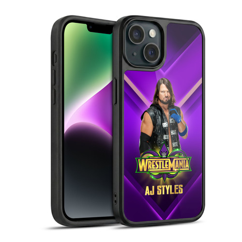 WWE Wrestlemania 34 Superstars AJ Styles Gel Armour Case For Apple iPhone 14
