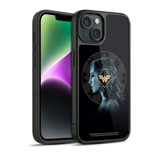 Wonder Woman 1984 Logo Art Gold Portrait Gel Armour Case For Apple iPhone 14