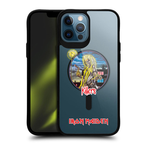Iron Maiden Graphic Icons Best Of Beast BLACK SHOCKPROOF BUMPER CASE COMPATIBLE WITH Apple iPhone 12 Pro Max & MAGSAFE