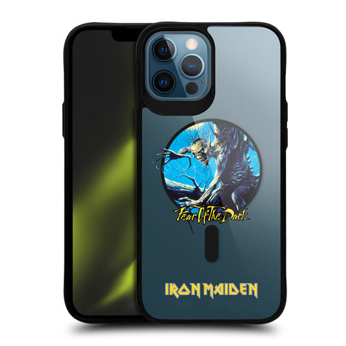 Iron Maiden Graphic Icons Fear Of The Dark BLACK SHOCKPROOF BUMPER CASE COMPATIBLE WITH Apple iPhone 12 Pro Max & MAGSAFE