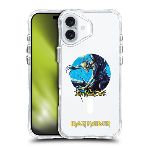 Iron Maiden Graphic Icons Fear Of The Dark SHOCKPROOF BUMPER CASE COMPATIBLE WITH Apple iPhone 16 Plus & MAGSAFE