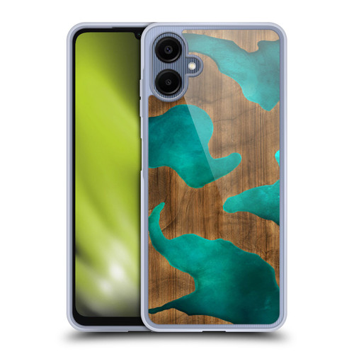 Alyn Spiller Wood & Resin Aqua Soft Gel Case for Samsung Galaxy A06 4G / 5G
