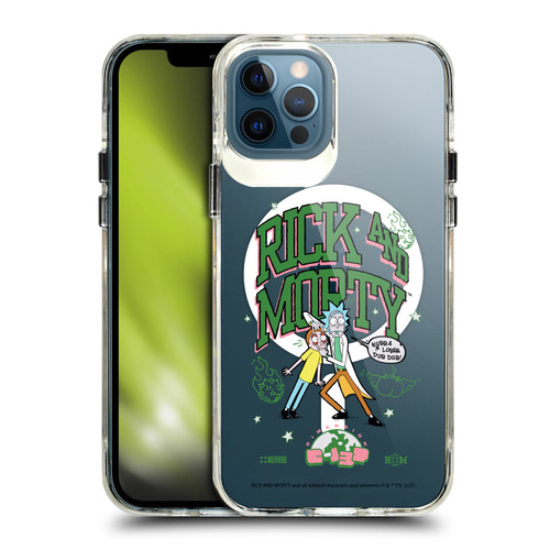 Rick And Morty Character Art Wubba Lubba Dub Dub SHOCKPROOF BUMPER CASE COMPATIBLE WITH Apple iPhone 12 / iPhone 12 Pro & MAGSAFE