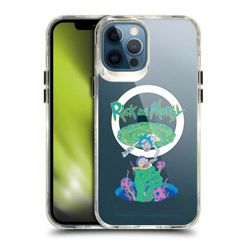 Rick And Morty Character Art Portal Fall SHOCKPROOF BUMPER CASE COMPATIBLE WITH Apple iPhone 12 Pro Max & MAGSAFE