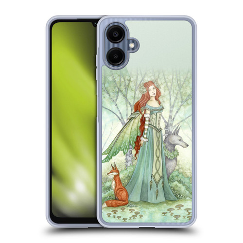 Amy Brown Mystical Art Woodland Fairy With Fox & Wolf Soft Gel Case for Samsung Galaxy A06 4G / 5G