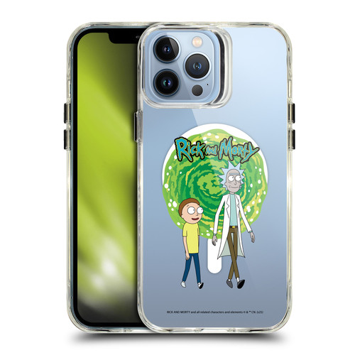 Rick And Morty Character Art Portal SHOCKPROOF BUMPER CASE COMPATIBLE WITH Apple iPhone 13 Pro Max & MAGSAFE