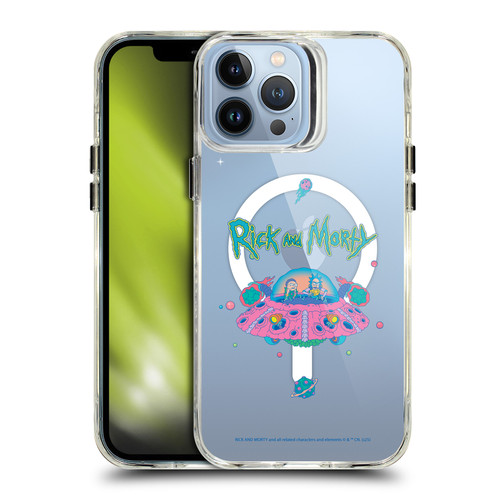 Rick And Morty Character Art The Space Cruiser SHOCKPROOF BUMPER CASE COMPATIBLE WITH Apple iPhone 13 Pro Max & MAGSAFE