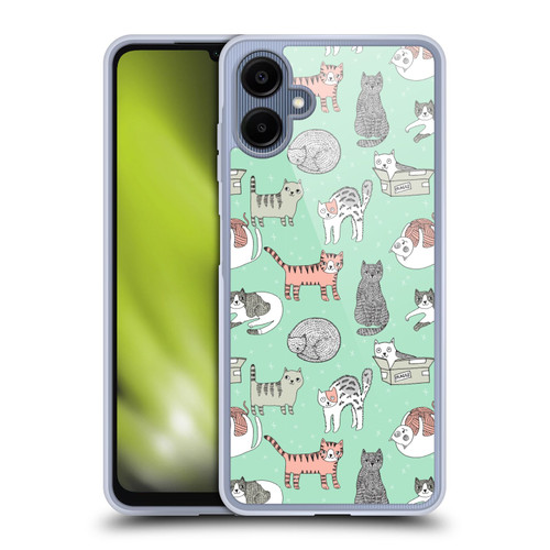 Andrea Lauren Design Animals Cats Soft Gel Case for Samsung Galaxy A06 4G / 5G