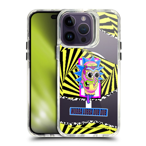 Rick And Morty Character Art Rick Sanchez SHOCKPROOF BUMPER CASE COMPATIBLE WITH Apple iPhone 14 Pro Max & MAGSAFE