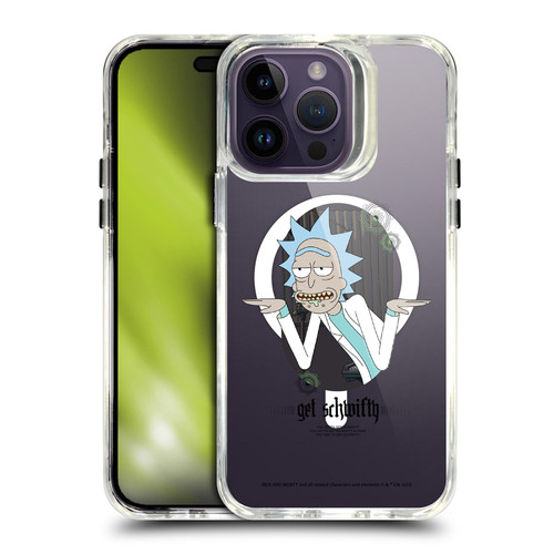 Rick And Morty Character Art Vibe SHOCKPROOF BUMPER CASE COMPATIBLE WITH Apple iPhone 14 Pro Max & MAGSAFE