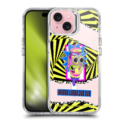 Rick And Morty Character Art Rick Sanchez SHOCKPROOF BUMPER CASE COMPATIBLE WITH Apple iPhone 15 & MAGSAFE