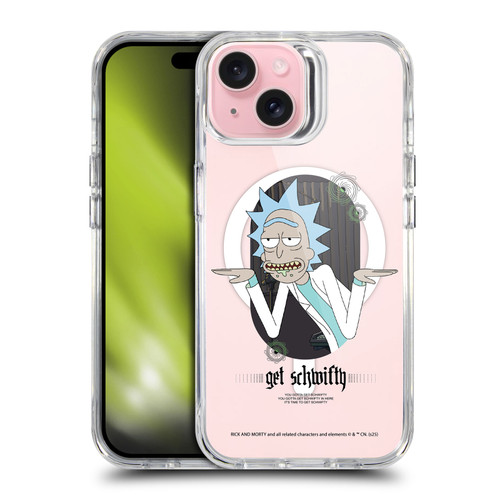 Rick And Morty Character Art Vibe SHOCKPROOF BUMPER CASE COMPATIBLE WITH Apple iPhone 15 & MAGSAFE