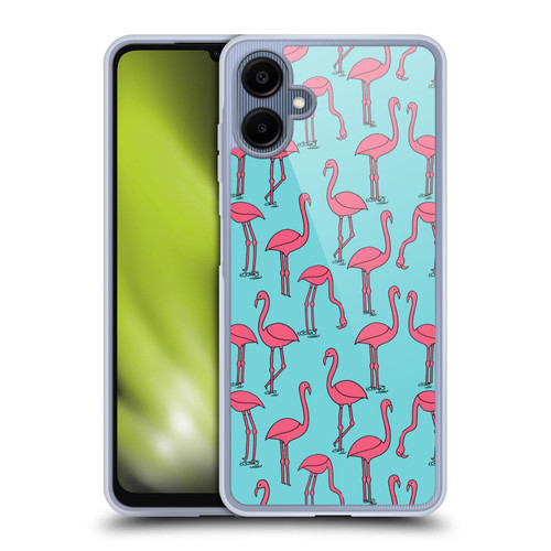 Andrea Lauren Design Birds Simple Flamingo Soft Gel Case for Samsung Galaxy A06 4G / 5G