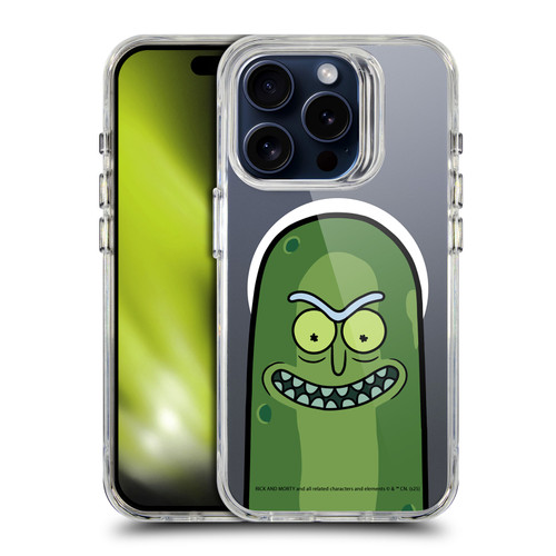 Rick And Morty Character Art Pickle Rick SHOCKPROOF BUMPER CASE COMPATIBLE WITH Apple iPhone 15 Pro & MAGSAFE